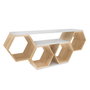 Hanah Home Soporte para TV Blanco y Sonomo